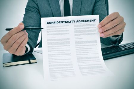 Employer requesting someone to sign a confidentiality agreement